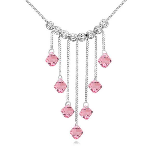 Picture of Austrian Crystal Necklace - Stones Fall