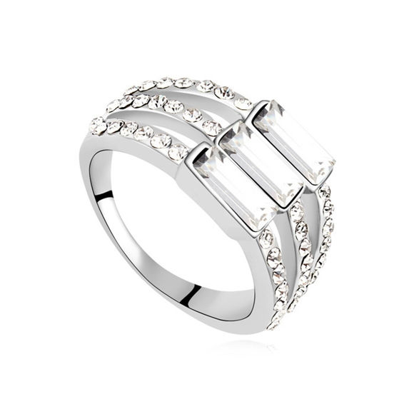 Bild von Austrian Crystal Ring - Elegant