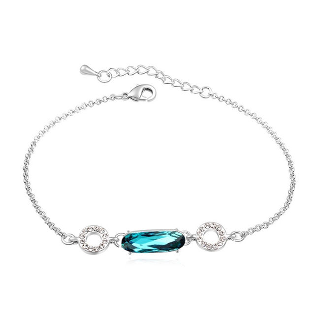 Picture of Austrian Crystal Bracelet - Light Smoke Topaz