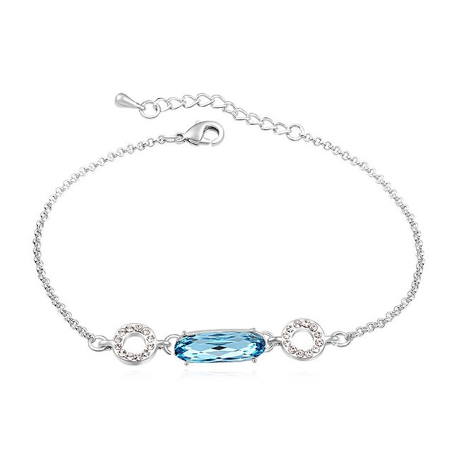 Picture of Austrian Crystal Bracelet - Light Smoke Topaz