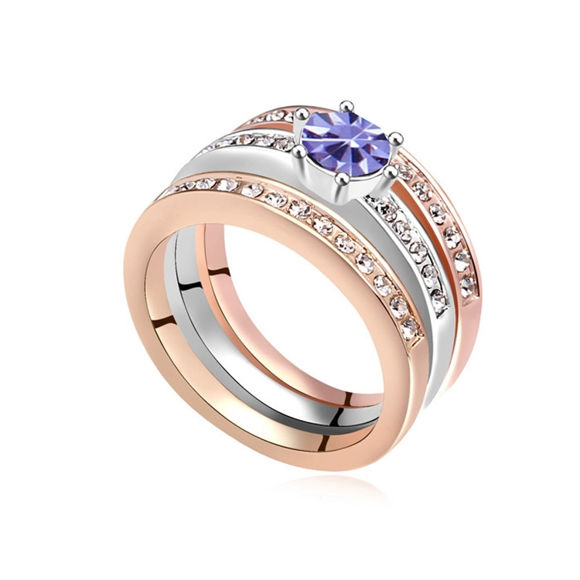 Picture of Austrian Crystal Ring - Happiness Guardian