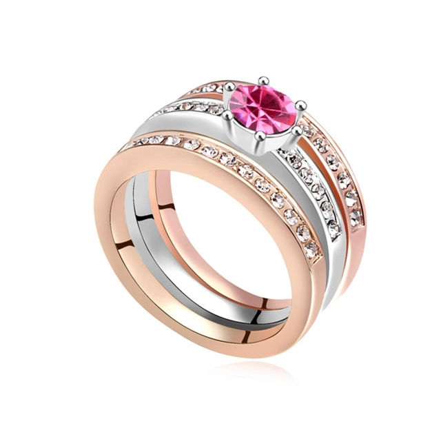 Picture of Austrian Crystal Ring - Happiness Guardian