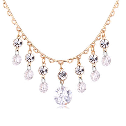 Picture of Austrian Crystal Necklace - Light Summer Rhyme