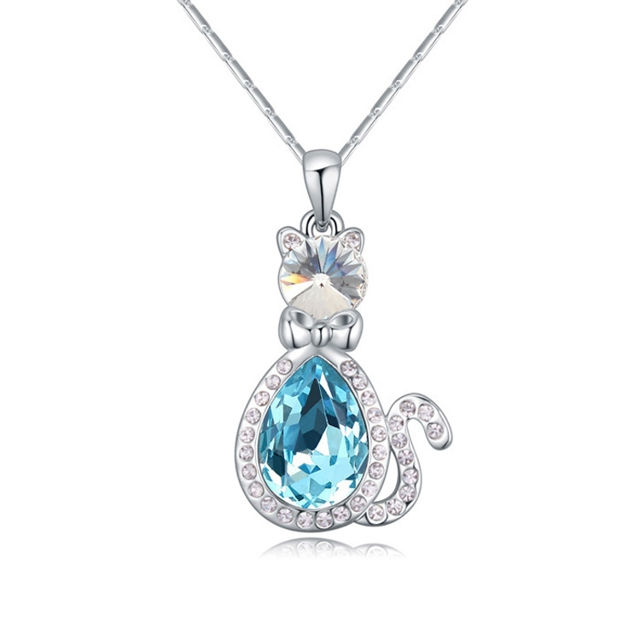 Picture of Austrian Crystal Necklace - The King Of Cat