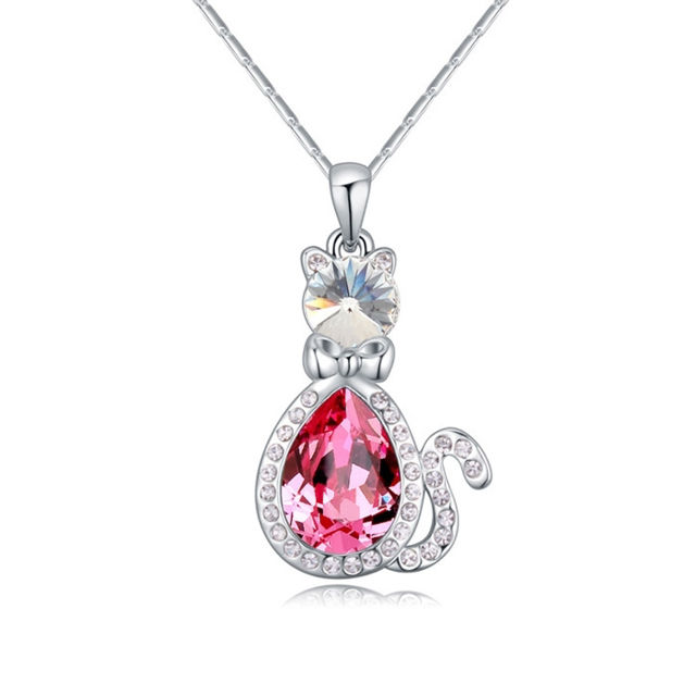 Picture of Austrian Crystal Necklace - The King Of Cat