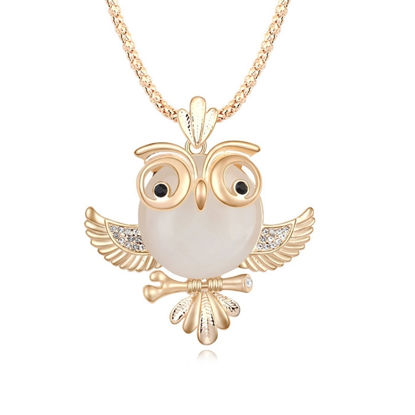 Picture of Gold Plated Owl Sweater Chain