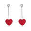 Picture of Austrian Crystal Earrings - Heart