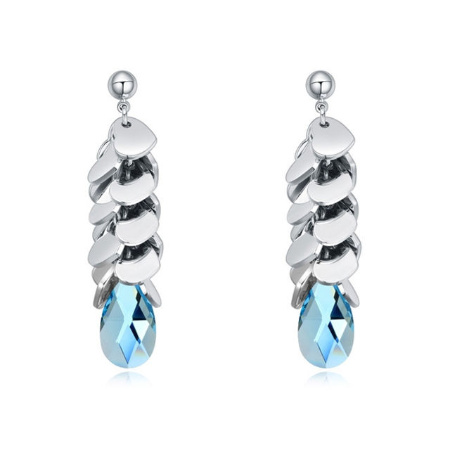 Picture of Austrian Crystal Earrings - Bunch Of Love With Stone