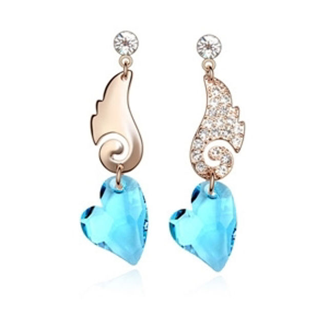 Picture of Austrian Crystal Earrings - Wing