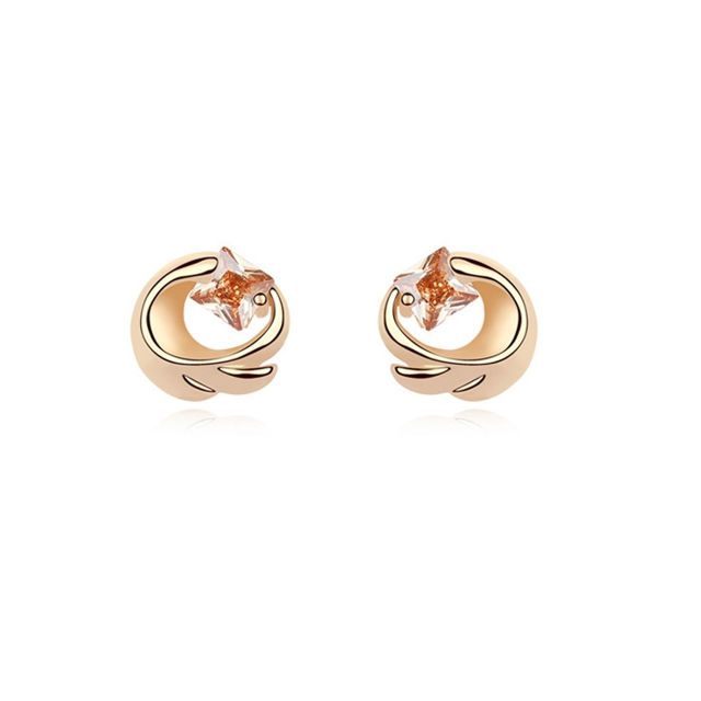 Picture of Zircon Gold Plated Earrings - Oath