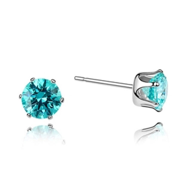 Picture of Austrian Zircon Earrings - Star Charm