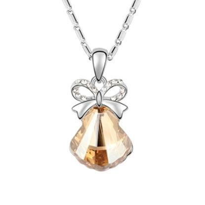 Imagen de Austrian Crystal Necklace - Shell Stone
