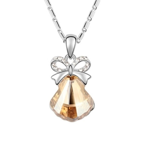 Picture of Austrian Crystal Necklace - Shell Stone
