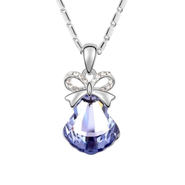 Picture of Austrian Crystal Necklace - Shell Stone