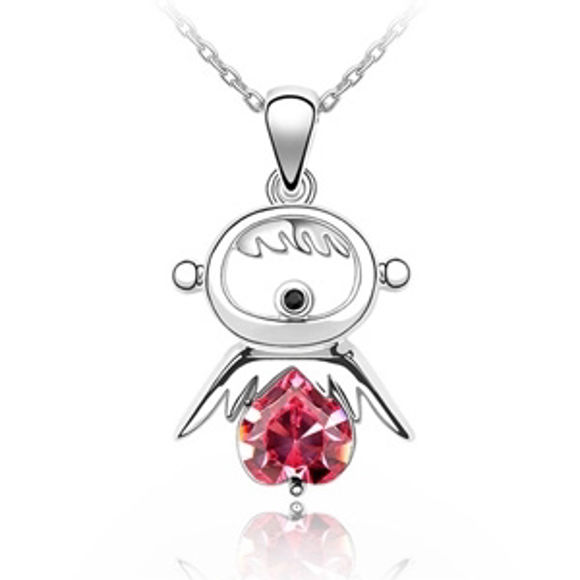 Picture of Austrian Crystal Necklace - Lucky Doll