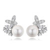 Image de Cosmic Stars S925 Silver Needle Pearl Earrings