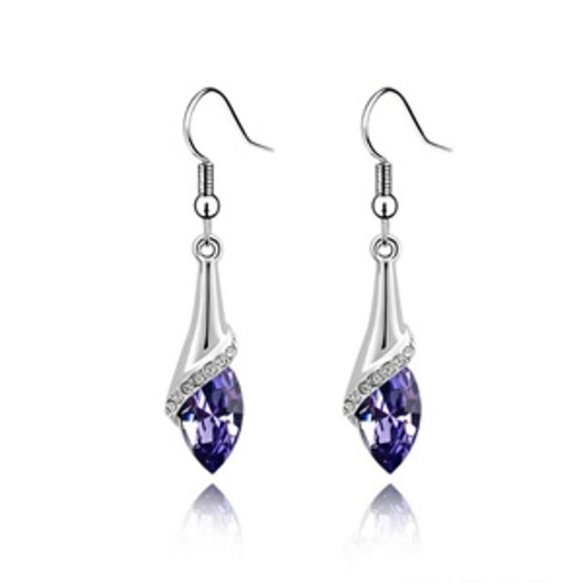 Picture of Shine Point Swarovski Elements Crystal Earrings