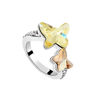 Imagen de Butterfly Lovers  Crystal Mosaic Ring