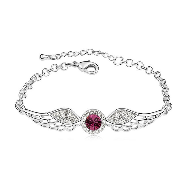 Picture of Angel Wings Crystal Inlaid Bracelet
