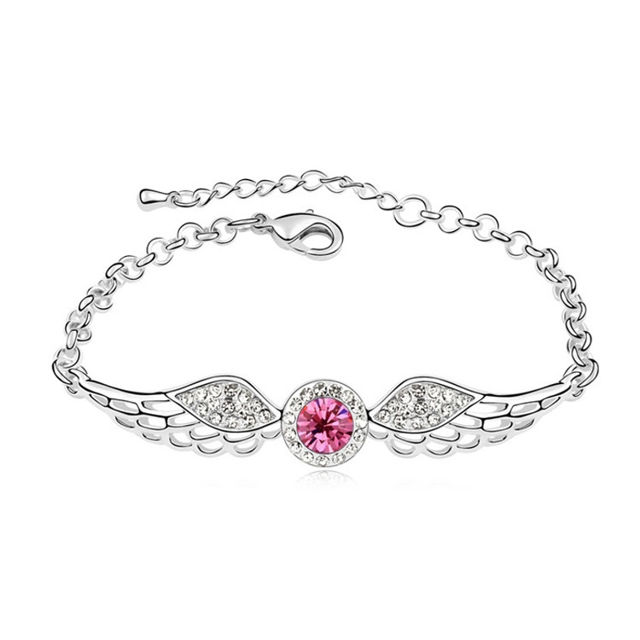 Picture of Angel Wings Crystal Inlaid Bracelet
