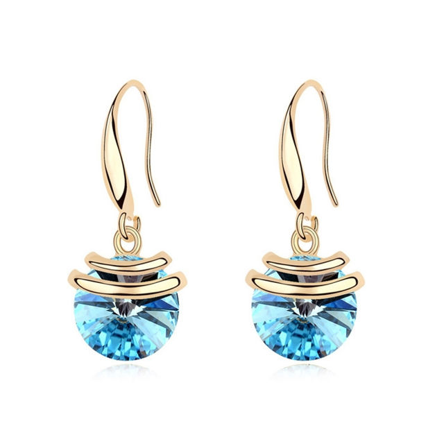 Picture of Magic Bean Swarovski Elements Crystal Earrings