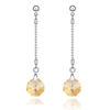 Picture of Star Shine Swarovski Elements Crystal Earrings
