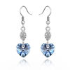 Bild von Heart Swarovski Elements Crystal Earrings