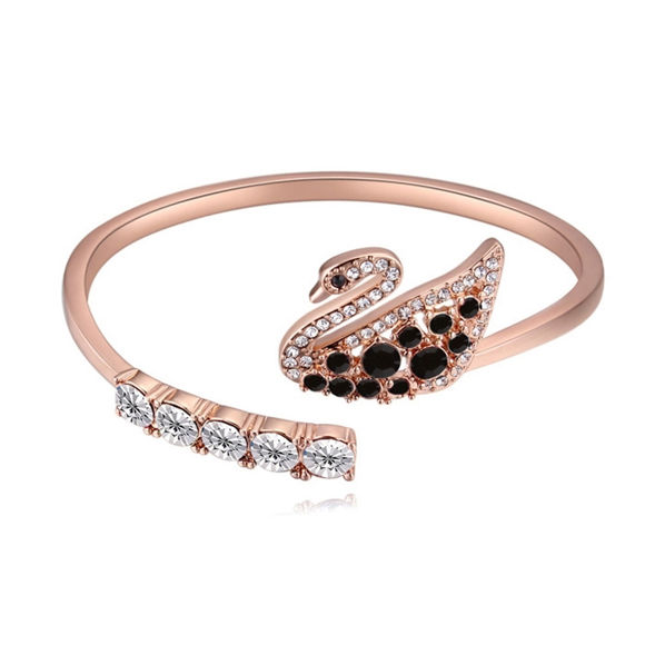 Imagen de Dancing Swan Crystal Inlaid Bracelet