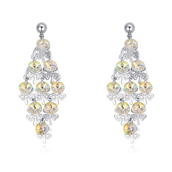 Image de Graceful Butterfly Swarovski Elemental Crystal Earrings