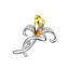 Picture of Hyacinth Swarovski Elements Crystal Brooch