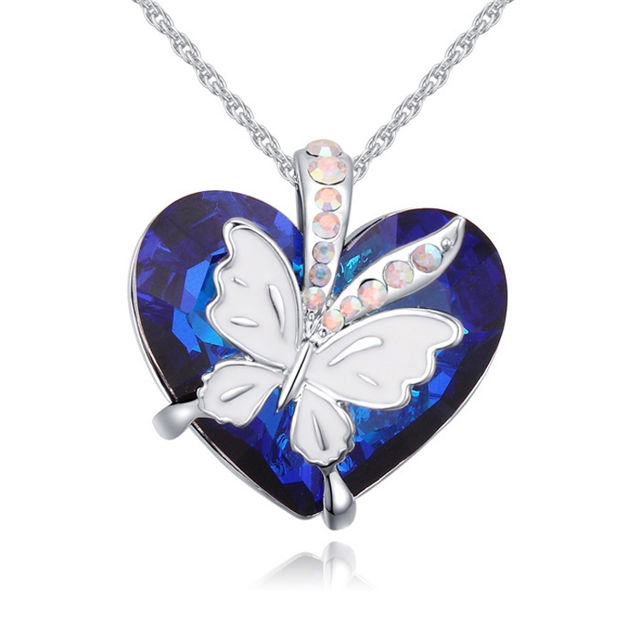 Picture of Love Butterfly Crystal Necklace