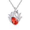 Imagen de Swan Princess Swarovski Elements Crystal Necklace