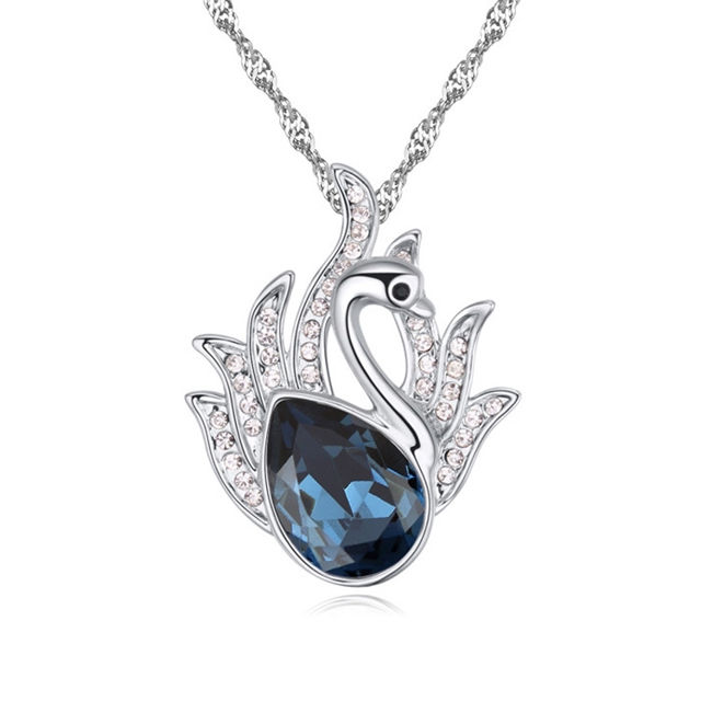 Picture of Swan Princess Swarovski Elements Crystal Necklace