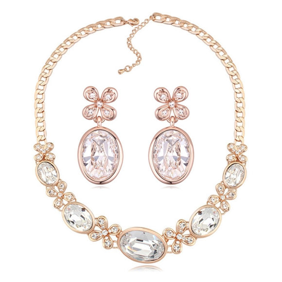 Imagen de Fate Swarovski Elements Crystal Package(Earrings & Necklace)