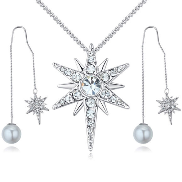 Image de Badge of Love Crystal Package(Necklace & Earrings)