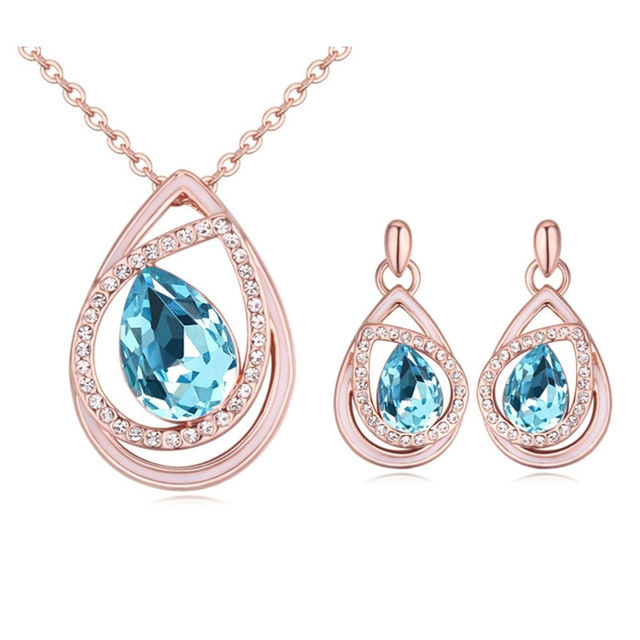 Picture of Dream of Heart Crystal Package(Necklace & Earrings