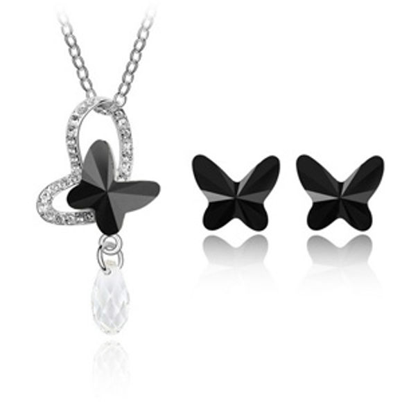 Bild von Rain Butterfly Crystal Package(Necklace & Earrings)