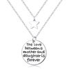 Picture of Love Story Lettering Tag Double Necklace