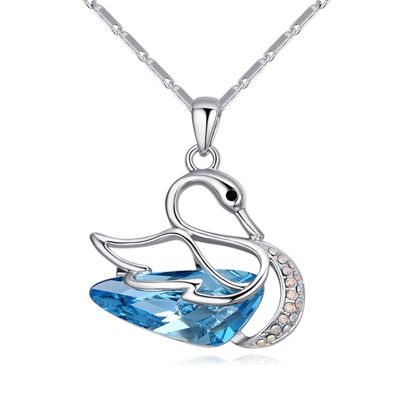 Picture of Fantasy Swan  Crystal Necklace