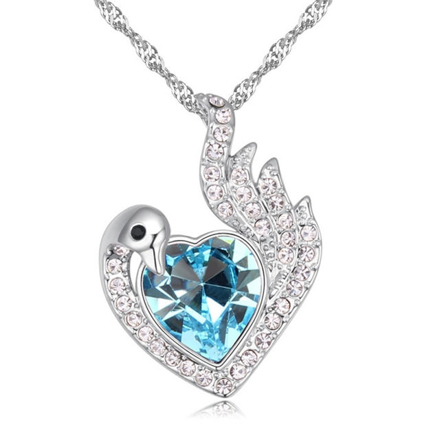 Picture of Phoenix Heart Crystal Necklace