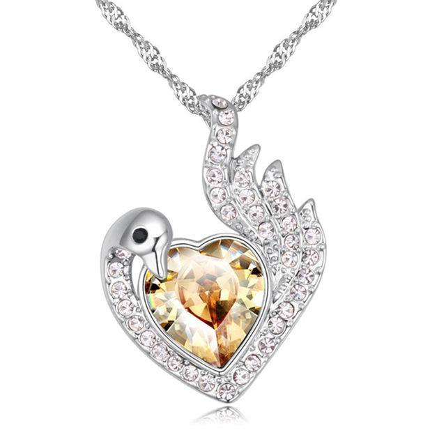 Picture of Phoenix Heart Crystal Necklace