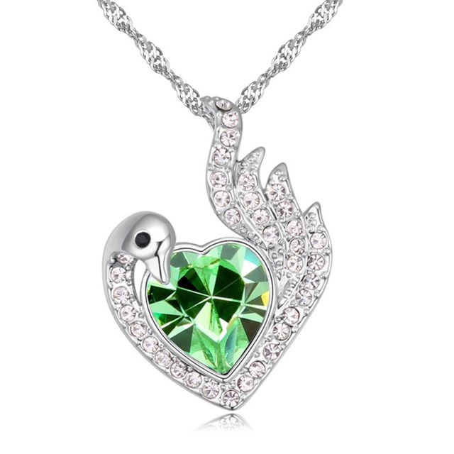 Picture of Phoenix Heart Crystal Necklace