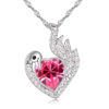 Image de Phoenix Heart Crystal Necklace
