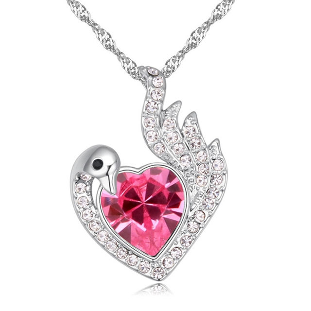 Picture of Phoenix Heart Crystal Necklace