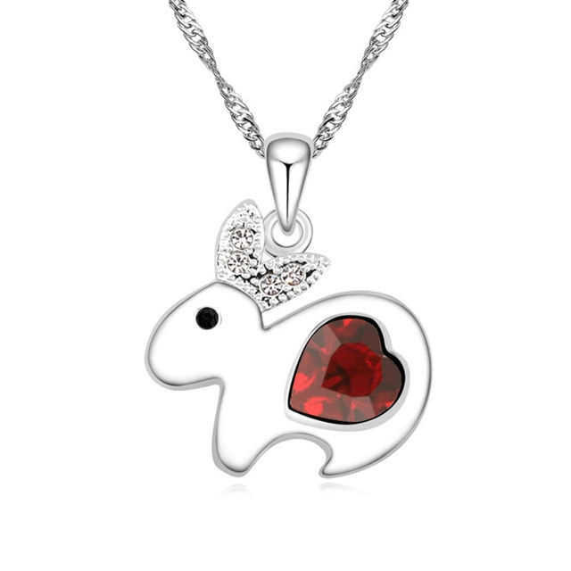 Picture of Lovely Rabbit Crystal Necklace