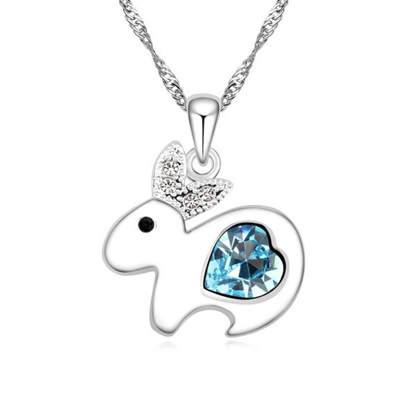 Picture of Lovely Rabbit Crystal Necklace