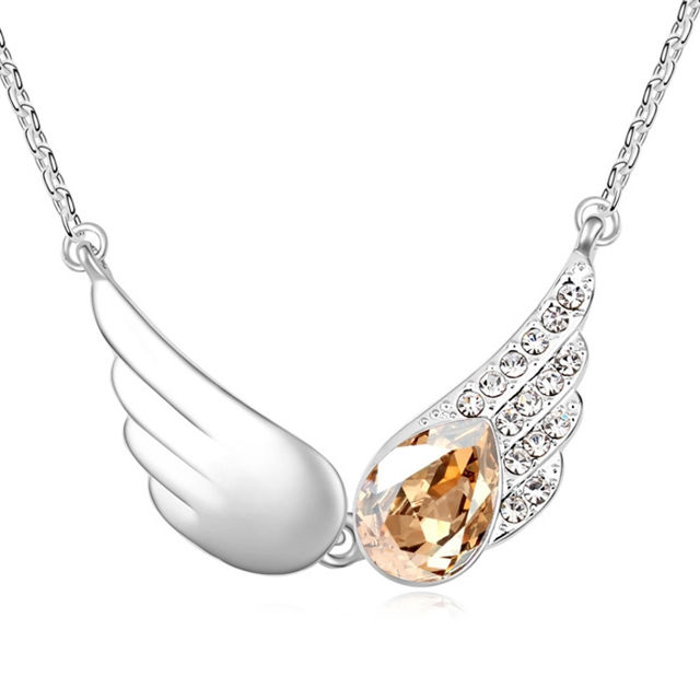 Picture of Angel Wings Crystal Necklace