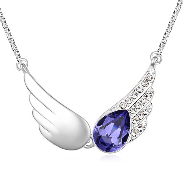 Picture of Angel Wings Crystal Necklace