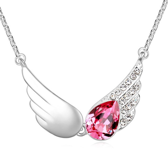 Picture of Angel Wings Crystal Necklace