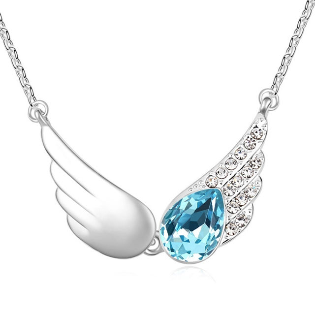 Picture of Angel Wings Crystal Necklace